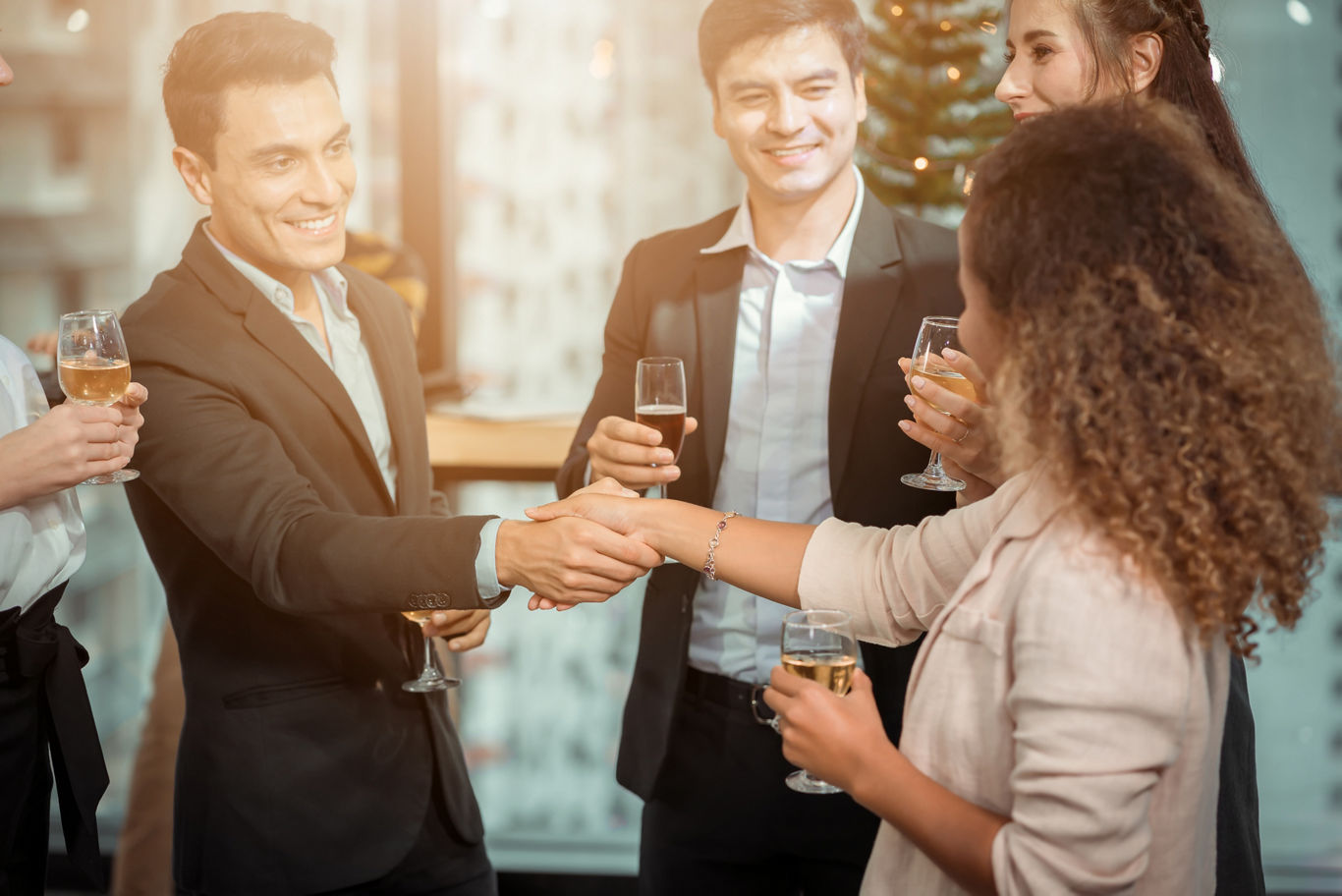 Shaking Hands at a Party | Blog | Greystar